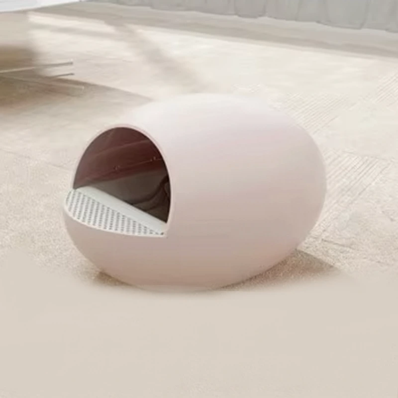 groothandel Volautomatisch kattentoilet slim intelligent kattenbakbak kattenbak automatisch zelfreinigend toilet voor katten roze 1