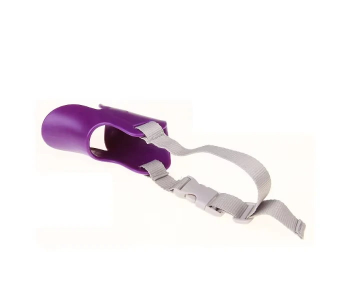 wholesale Funny Cheap Customized Pet Accessories Durable Anti Biting Adjustable Dog Muzzle purple 1