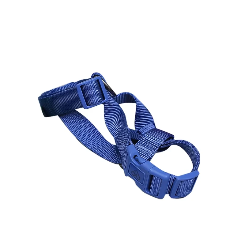wholesale Soft Plastic Breathable Dog Mouth Cover Pet Mouth Cover Anti-Bite Dog Muzzle Prevent Screaming Biting Dog Mouth Cover blue 1