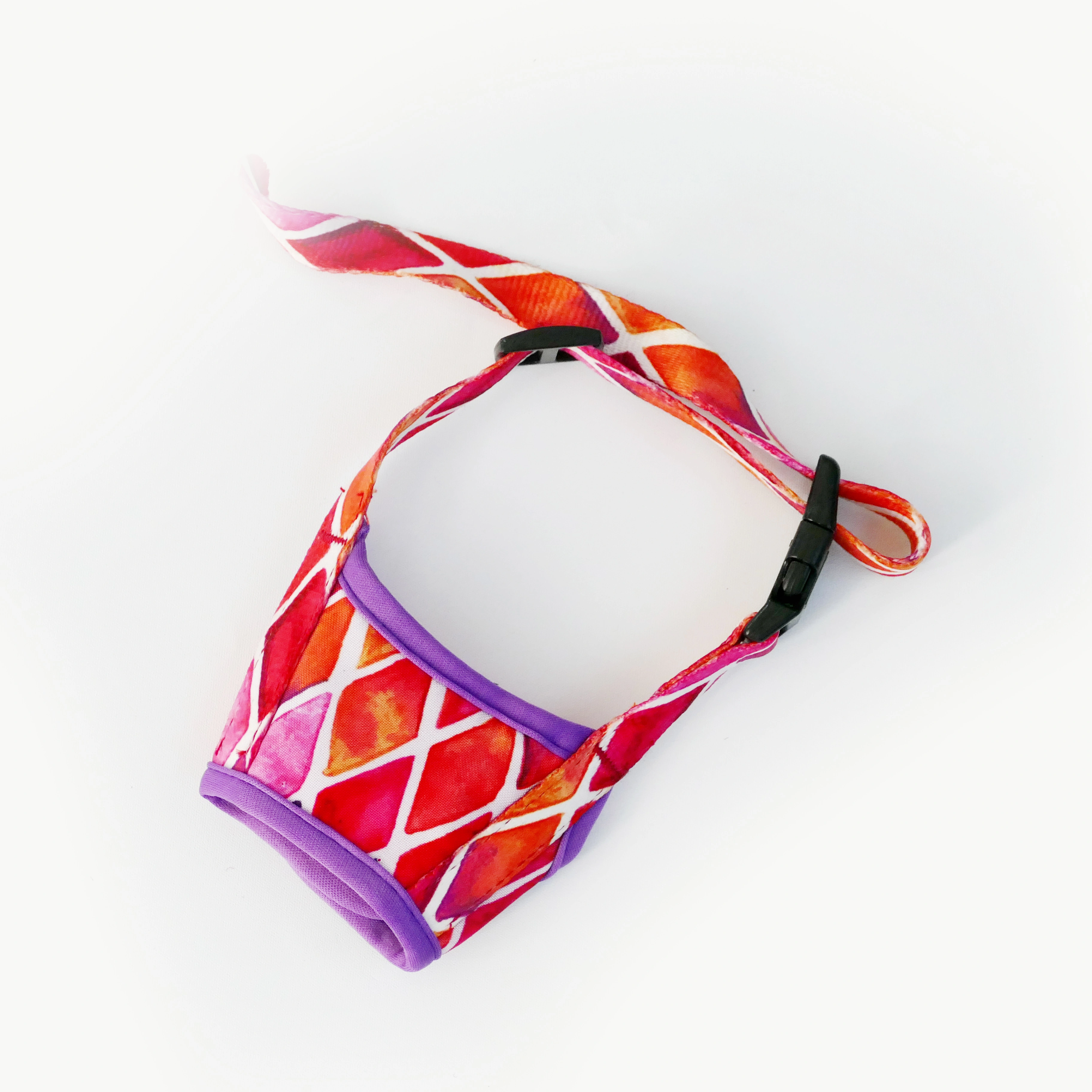 wholesale Bozal de perro transpirable de malla de poliéster multicolor clásico de alta calidad 3 1