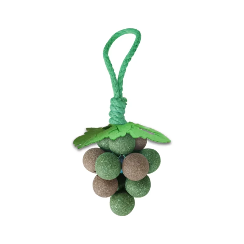 Pet Supply Hanging Grapes Interactive Toy Cat Teaser Toys Catnip Cat Dental Grass Ball Toy For Cat Funny 2 1
