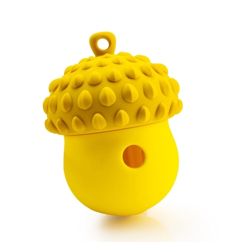 Customized Portable Cat Pet Puppy Dog Feeding Travel Licking Toys Leak Proof Bpa Free for Small Large Dogs Walk Pet Supplies yellow 1