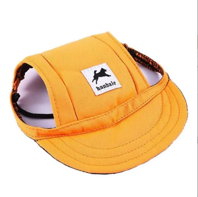Fabriekslevering Pet Baseball Hat groothandel hondenhoed outdoor hondenhoed drie maten oranje 1