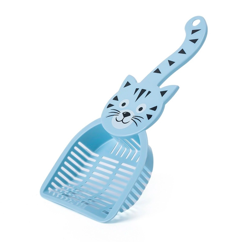 wholesale Cat litter shovel toilet plastic feces cat litter shovel cat small cleaning shovel tool blue 1