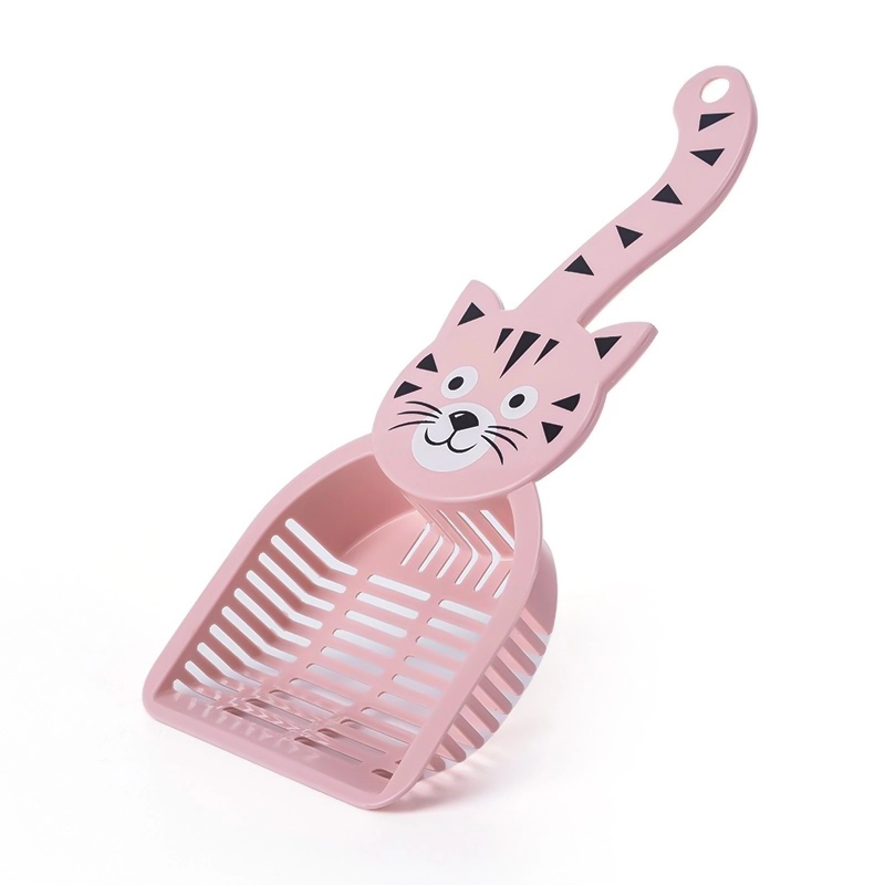 wholesale Cat litter shovel toilet plastic feces cat litter shovel cat small cleaning shovel tool pink 1