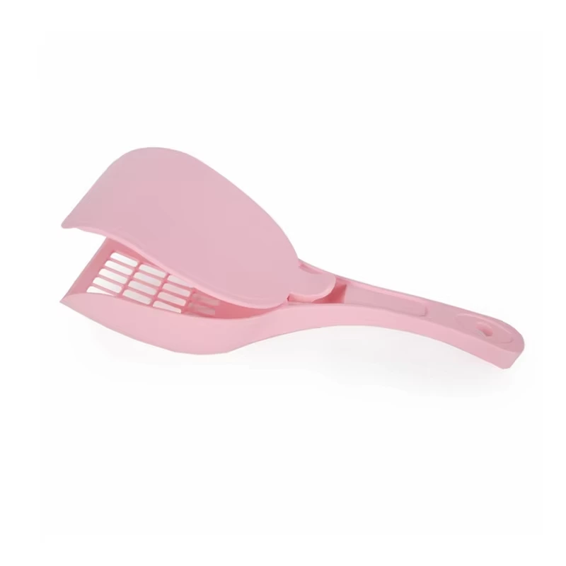 groothandel drinkbaar plastic kattenbakvulling schep diepe schep zeefdoos schep kattenbakvulling schep kattenbakvulling schep roze 1