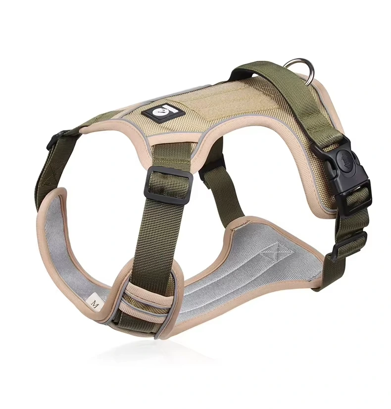 Manufacturer Wholesale New Eco-Friendly Dog Waistcoat Breathable and Comfortable Pet Harness brown 1