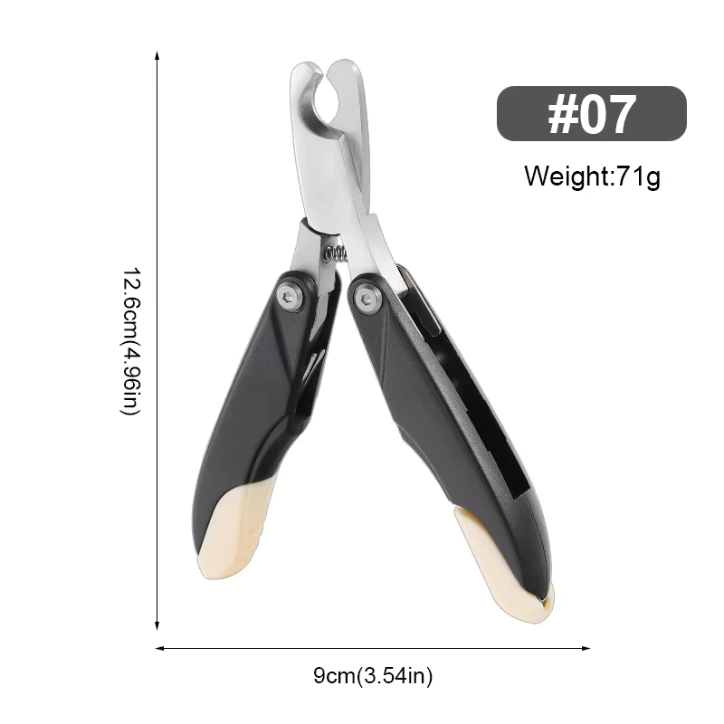 Groothandel Duurzaam Huisdier Nagelknipper Kit Roestvrij Staal Veilig Scherp Hond Kat Klauw Cutter Nauwkeurige Schuine Randen Dieren Teennagel Trimmer 07 1