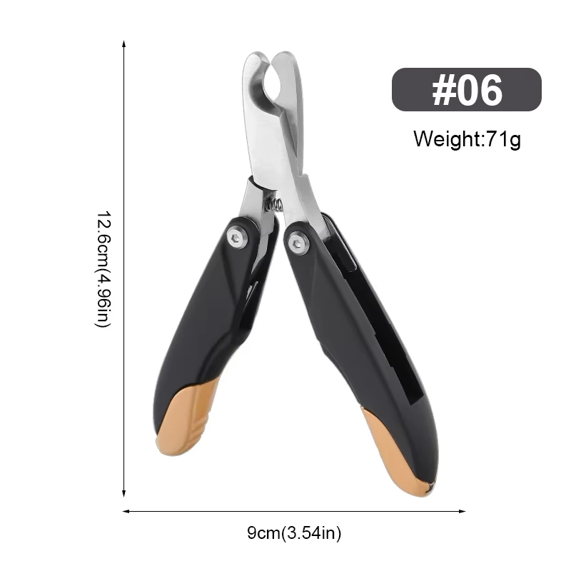 wholesale  Durable Pet Nail Clippers Kit Stainless Steel Safe Sharp Dog Cat Claw Cutter Precise Angled Edges Animals Toenail Trimmer 06 1