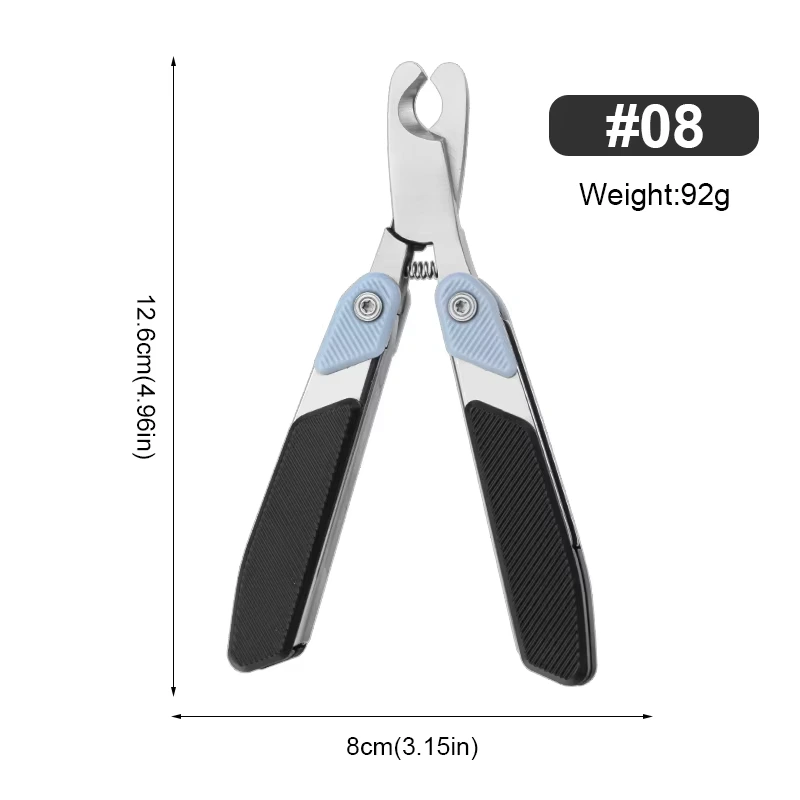 Groothandel Duurzaam Huisdier Nagelknipper Kit Roestvrij Staal Veilig Scherp Hond Kat Klauw Cutter Nauwkeurige Schuine Randen Dieren Teennagel Trimmer 08 1