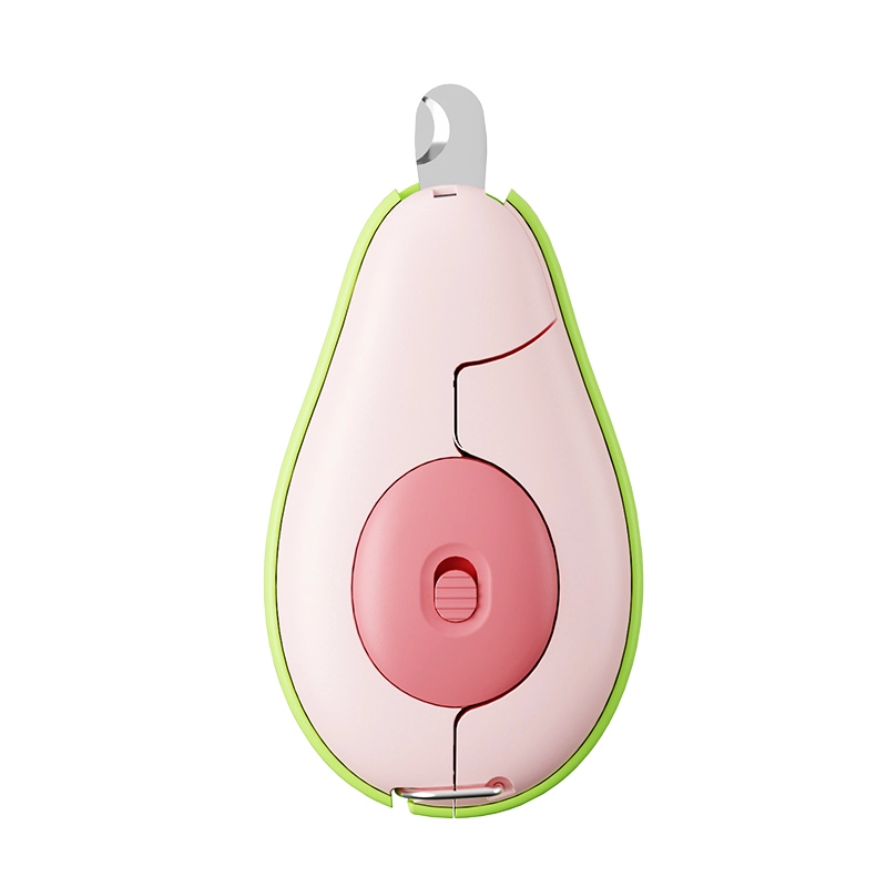wholesale Hot Seller Cat Nail Clipper With LED Light Cat Nail Cutter Cats And Dog Nail Scissors  pink 1