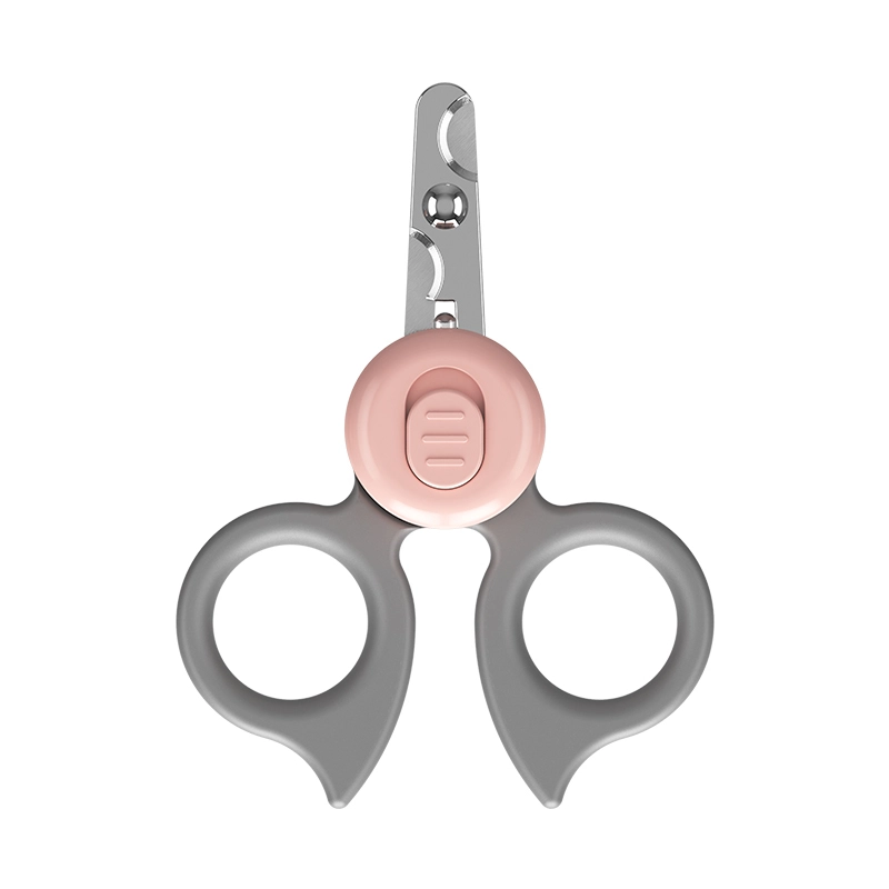 Fabrieksgroothandel Professionele nagelknipper voor huisdieren met 2 standen LED-licht Rugby Kat Hond Nageltrimmers Puppy Kitten Klauwverzorging roze 1