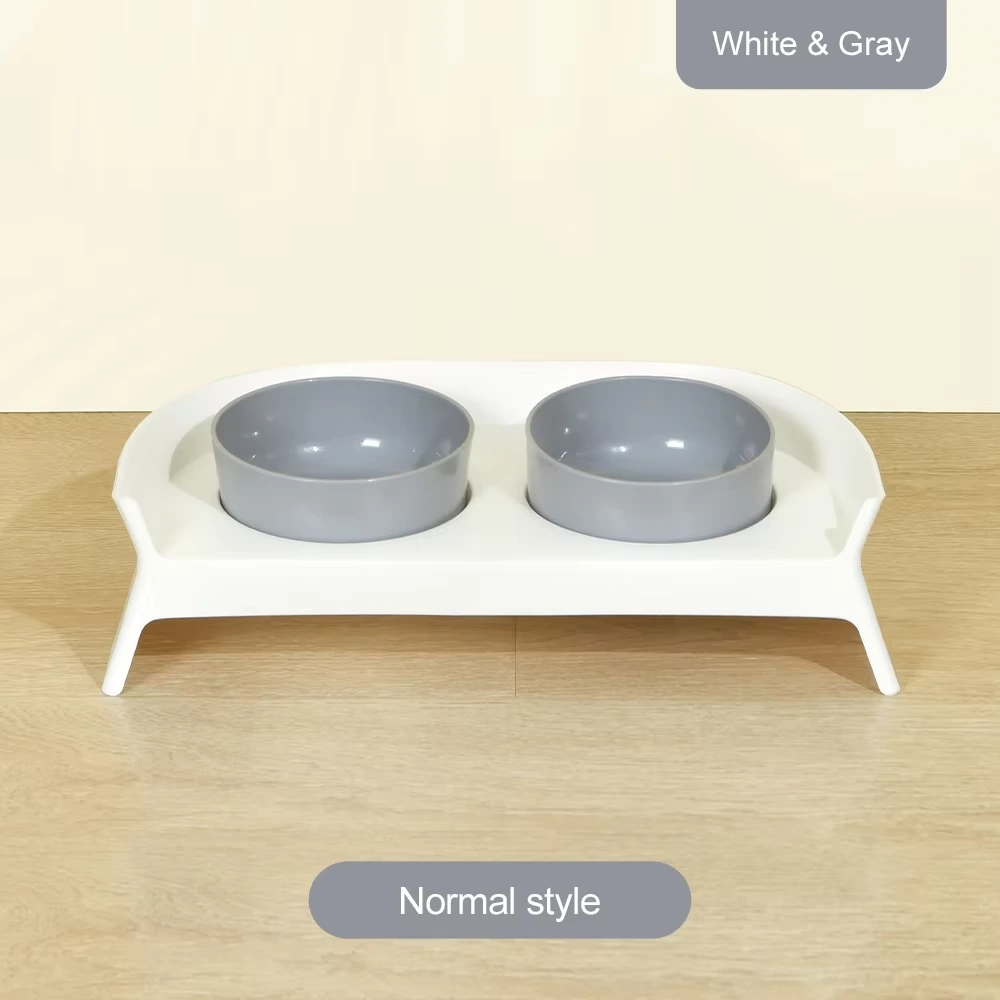 wholesale Pet Food Water Bowl Dog Cat Feeder Customized BSCI Sustainable Automatic Feeders & Waters Large Nordic Water Bowl grey 1