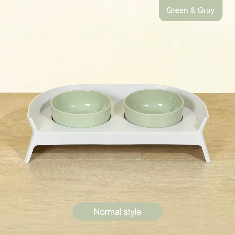 groothandel Dierenvoer Waterbak Hond Kat Feeder Aangepaste BSCI Duurzame Automatische Feeders & Waters Grote Nordic Waterbak groen 1