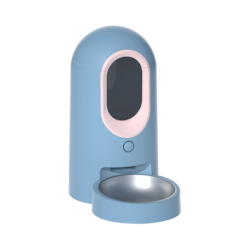 wholesale Alimentador automático de alimentos para mascotas -Ajuste WIFI -Alimentador automático para gatos de 2.6L azul 1