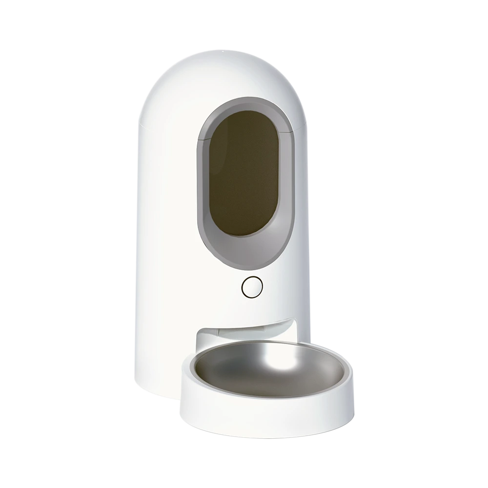 wholesale Alimentador automático de alimentos para mascotas -Ajuste WIFI -Alimentador automático para gatos de 2.6L blanco 1