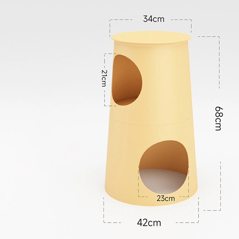 wholesale Cat Nest Solid Pattern Cat and Dog Coffee Bar Chair Pet Furniture pet house pet bed yellow 1