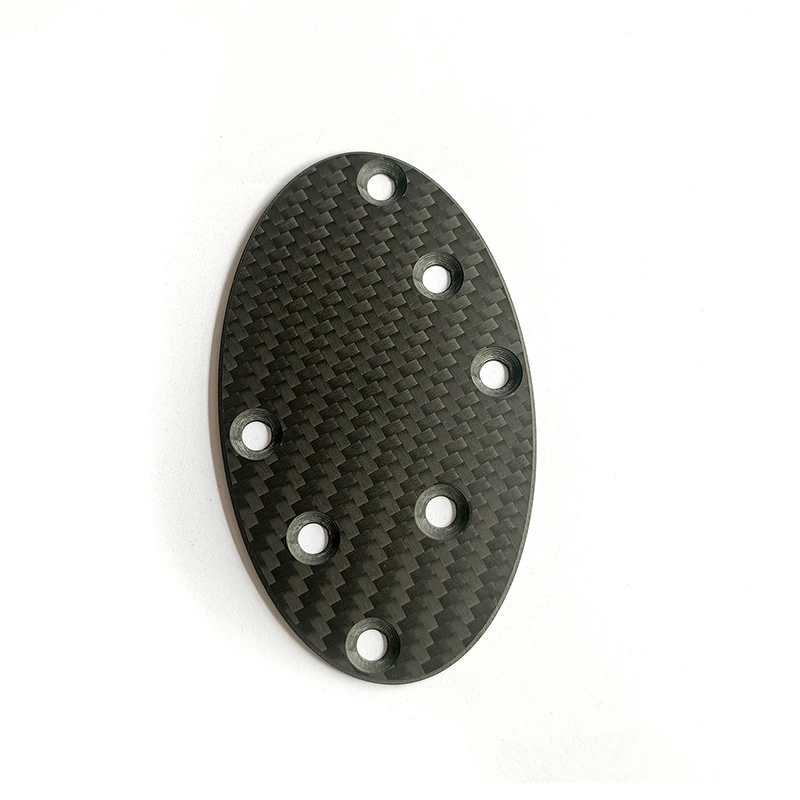 Carbon Fiber Elliptical Connector Plate 1