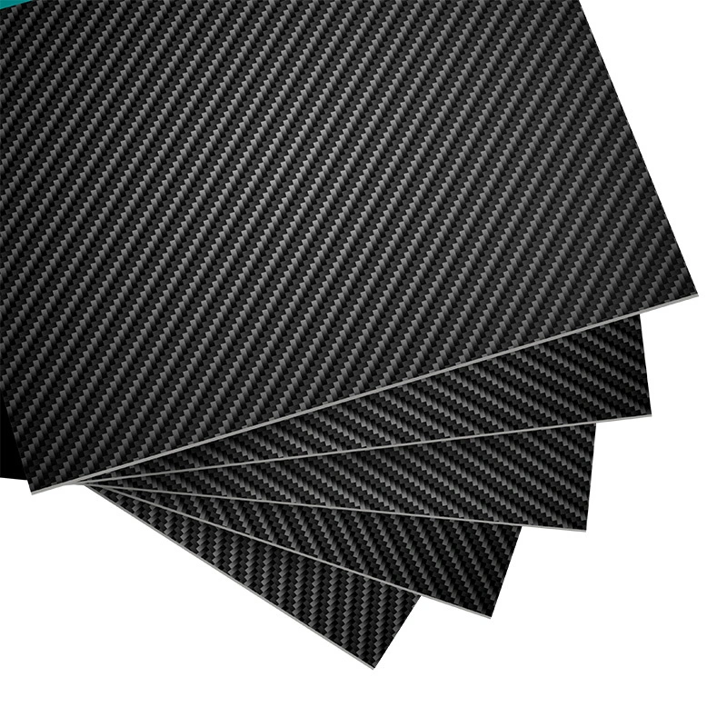 High-Strength Carbon Fiber Board - Plain/Twill Weave Carbon Plate - Customizable for RC Drone/Model DIY & Industrial Applications 1
