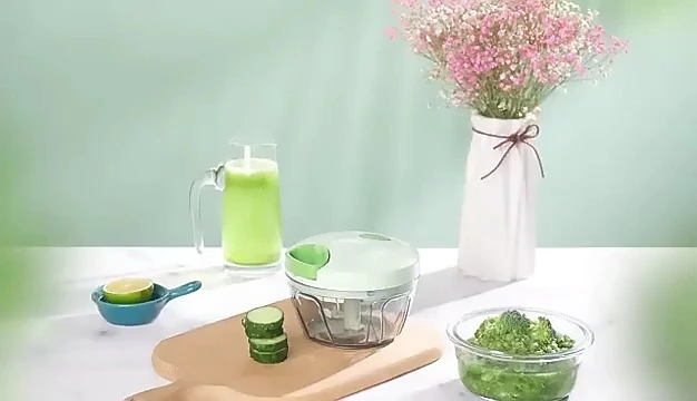 Kitchen Multifunctional Hand Pull Meat Ginger Garlic Vegetable Salad Chopper 1