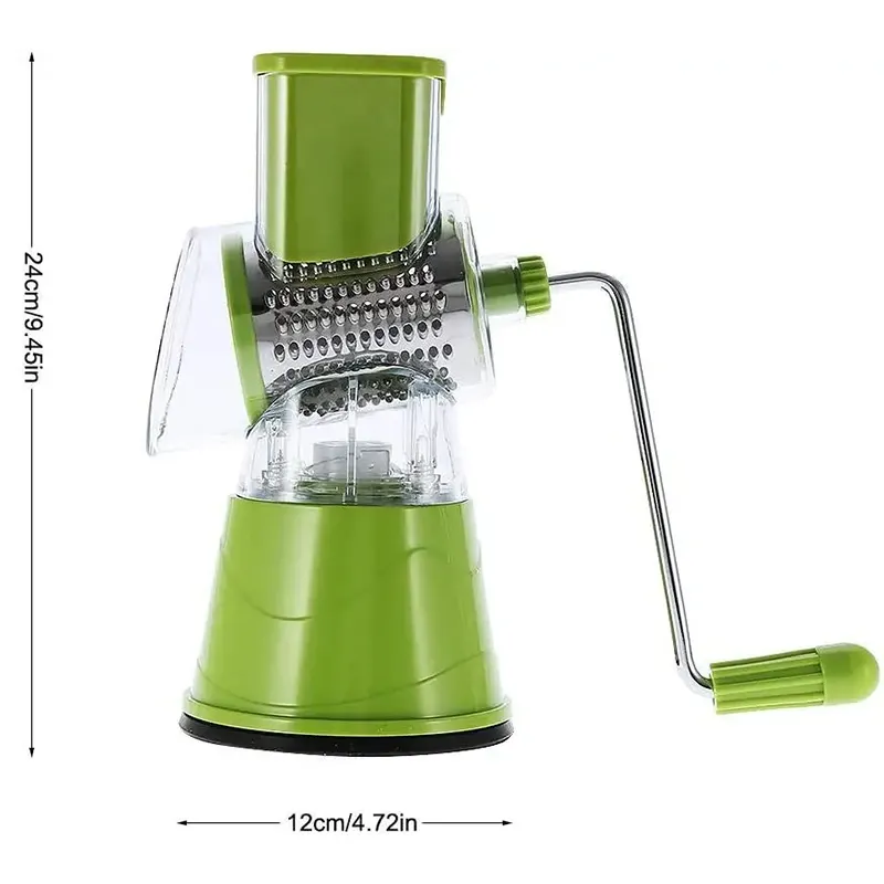 Upgrade Your Kitchen With A Tabletop Drum Grater For Effortless Shredding And Grating 1