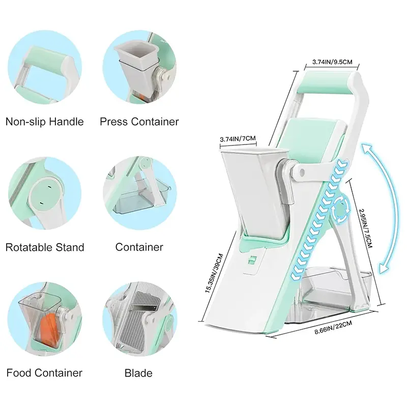 Effortlessly Slice, Dice, And Julienne With A Multifunctional Vegetable Cutter 1