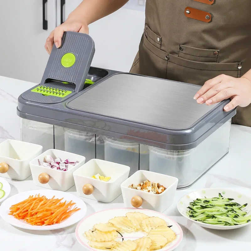 Cortador de verduras multifuncional 6 en 1 1