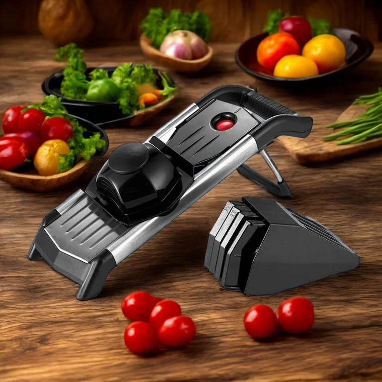 Professional Adjustable Mandoline Slicer 5 In 1 Stainless Steel Food Slicer Vegetable Potato Chopper Set Vegetable Cutter 1
