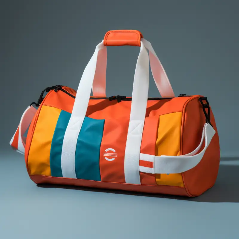 パーソナライズされたカスタム スポーツ バッグ 企業またはチームのロゴが入ったダッフル バッグは、スポーツ チーム、フィットネス クラブ、ジムに最適です。 1