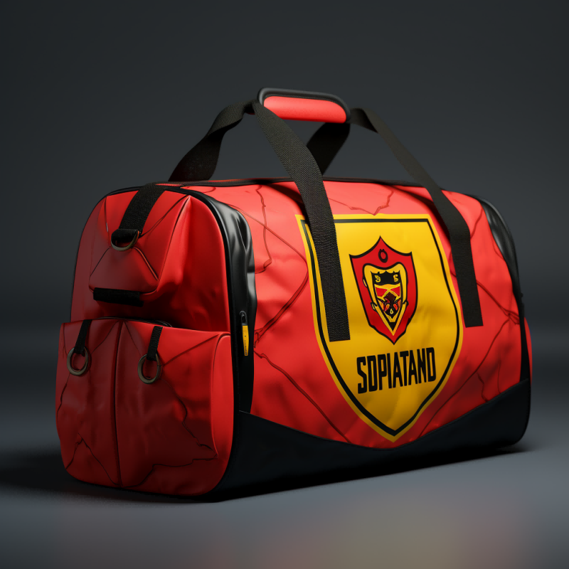 Málaí Duffle Málaí Spóirt pearsantaithe agus saincheaptha atá brandáilte le do lógó corparáideach nó foirne, tá málaí foirfe d'fhoirne spóirt, clubanna aclaíochta agus giomnáisiam 4