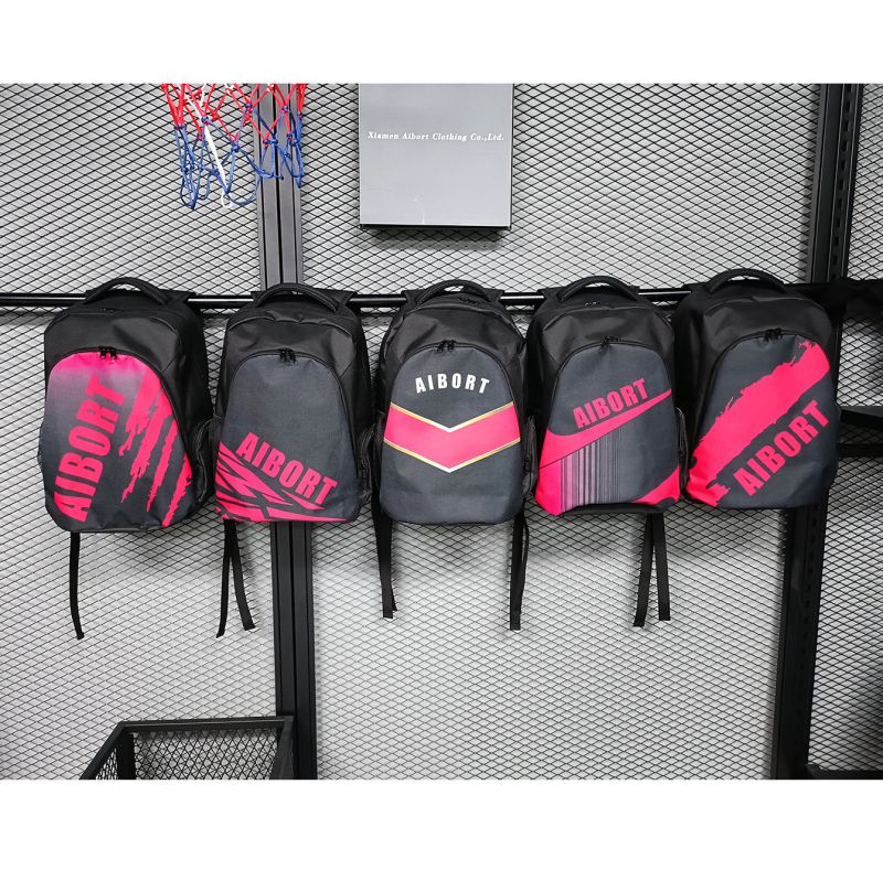 Backpack personalizzat għal Sports Team Club. basktijiet ta 'l-isports tat-tim tad-dwana, disinji personalizzati b'ismijiet ta' tim, klabb u atleti personalizzati 2