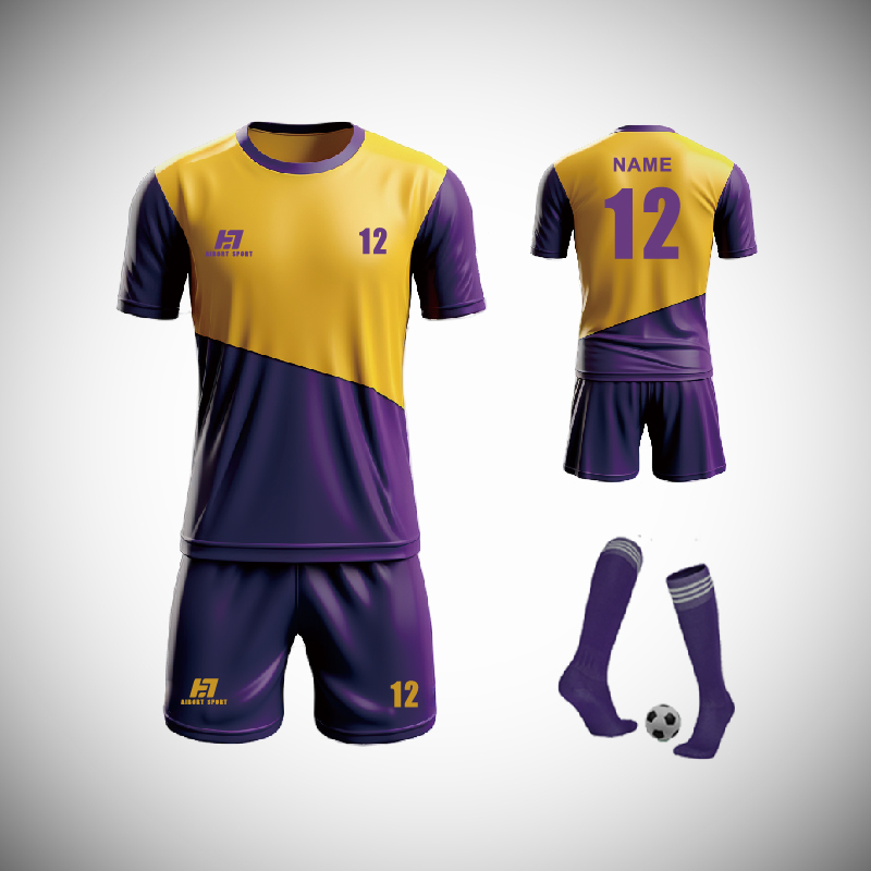 Aibort Sport'ta kendi özel futbol formalarınızı, formalarınızı ve formalarınızı yaratın. Benzersiz ve kişiselleştirilmiş kitler oluşturmak için takım adınızı, logonuzu, oyuncu adınızı ve numaranızı ekleyin 6