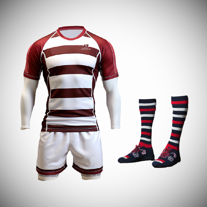 Ġersijiet, xorts u kalzetti tar-Rugby Union personalizzati għal kull livell ta' atleti u klabbs ilbies tat-tim tar-rugby flokkijiet personalizzati tar-rugby 10