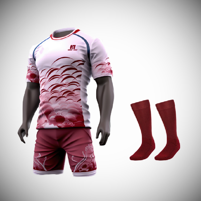 Ġersijiet, xorts u kalzetti tar-Rugby Union personalizzati għal kull livell ta' atleti u klabbs ilbies tat-tim tar-rugby flokkijiet personalizzati tar-rugby 9