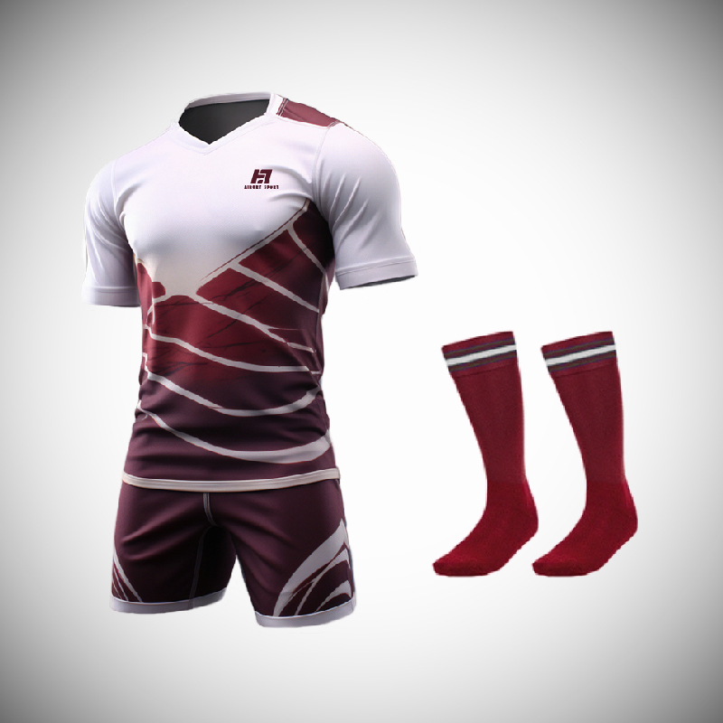 Ġersijiet, xorts u kalzetti tar-Rugby Union personalizzati għal kull livell ta' atleti u klabbs ilbies tat-tim tar-rugby flokkijiet personalizzati tar-rugby 7