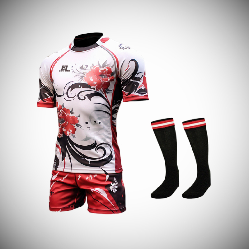 Ġersijiet, xorts u kalzetti tar-Rugby Union personalizzati għal kull livell ta' atleti u klabbs ilbies tat-tim tar-rugby flokkijiet personalizzati tar-rugby 5