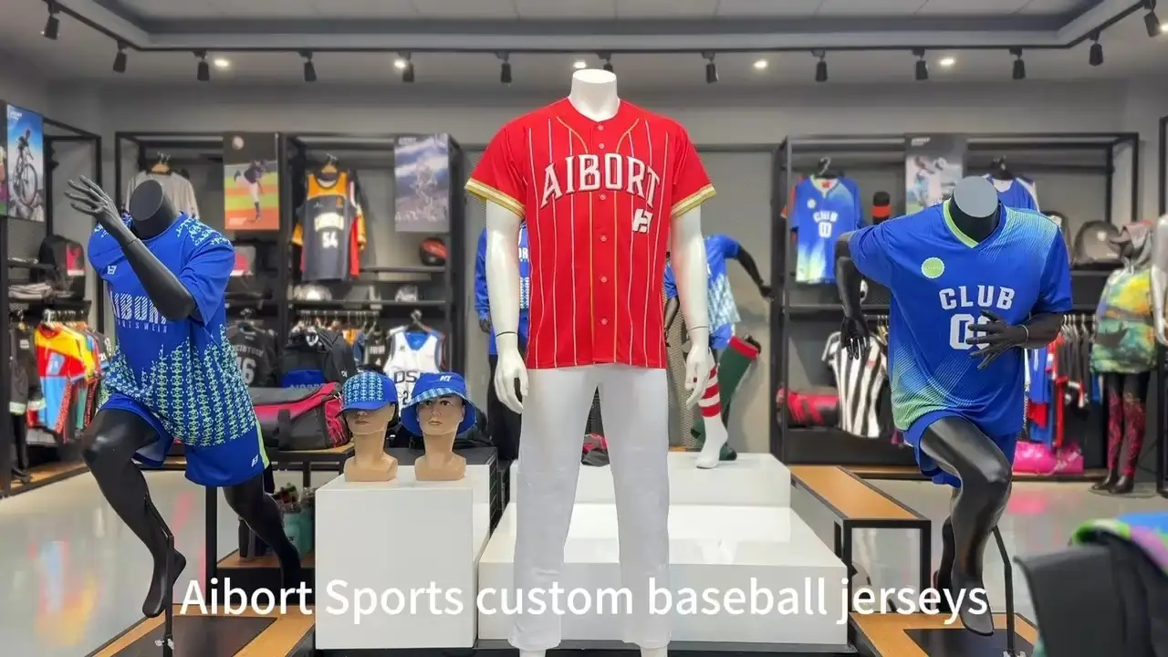 Kvalitets skræddersyede baseball uniformer til hold og klubber på alle niveauer og aldre Custom baseball uniform trøje og bukser 1