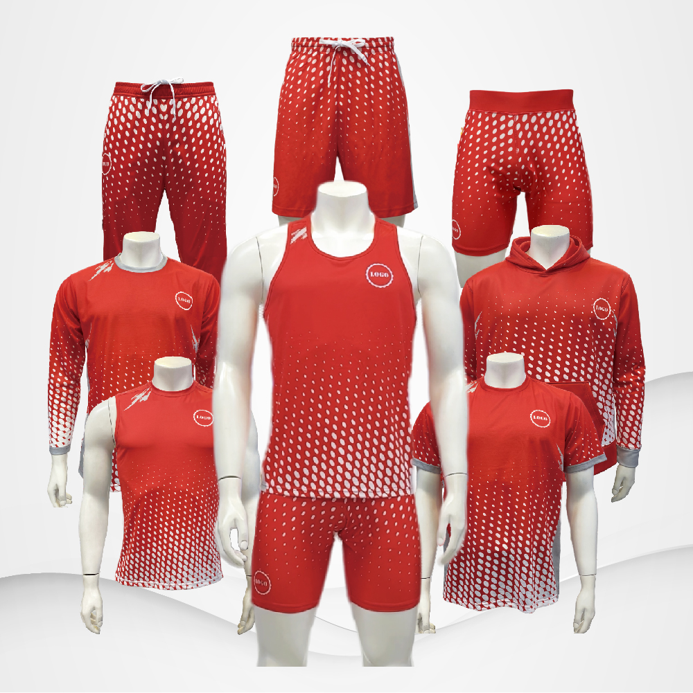 Éadaí Rith Feidhmíochta · Barraí Muinchille Gearr · Umair · Gearróga · Seaicéid · Cochaillín · Pants 2