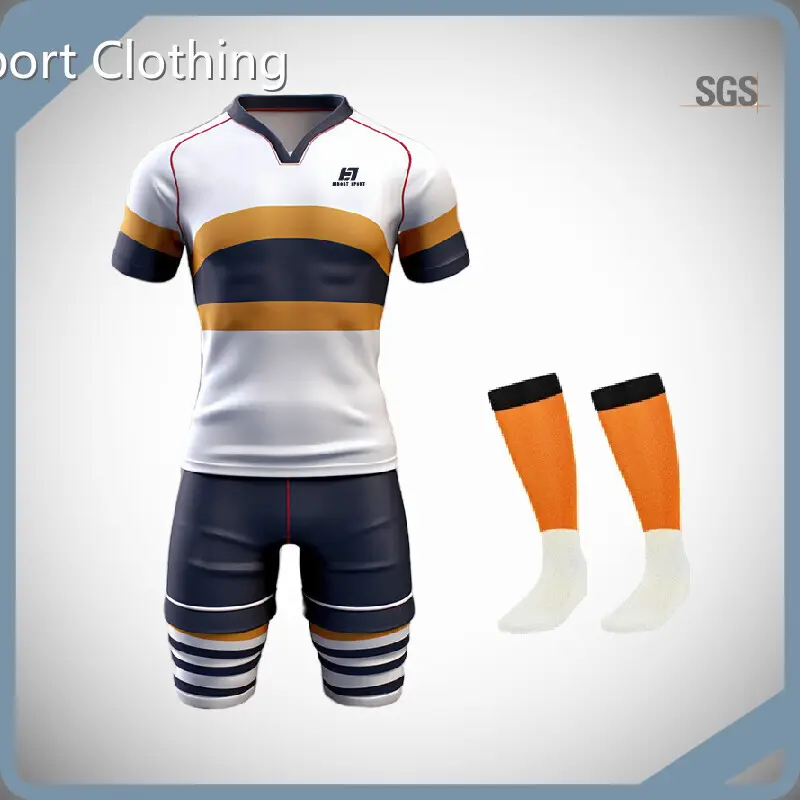 For Sport Rugby Teamwear 100% Polyester Or Polyester/spandex by Aibort 1