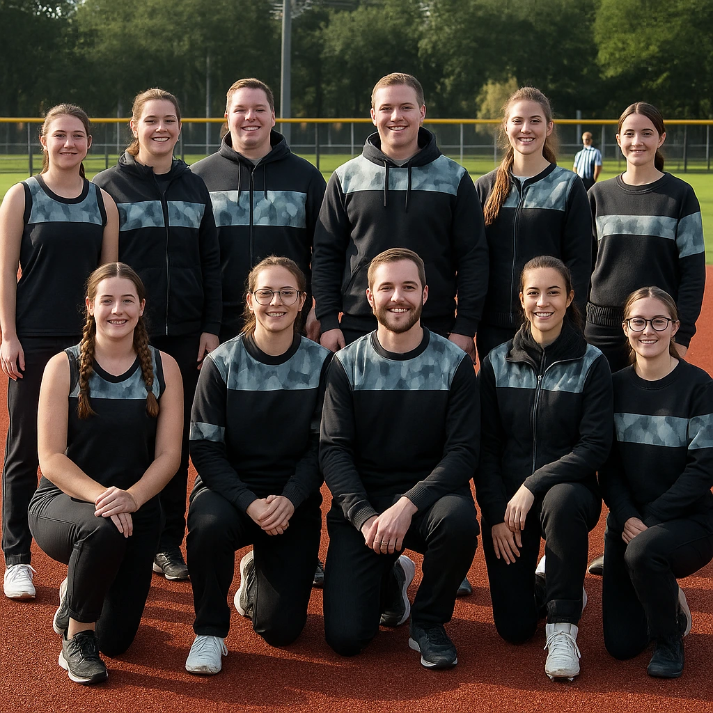 Sraith Hibrid Foireann Foirne: Sublimation Top + Fabraic Daite Bun | Éide oiliúna saincheaptha 1