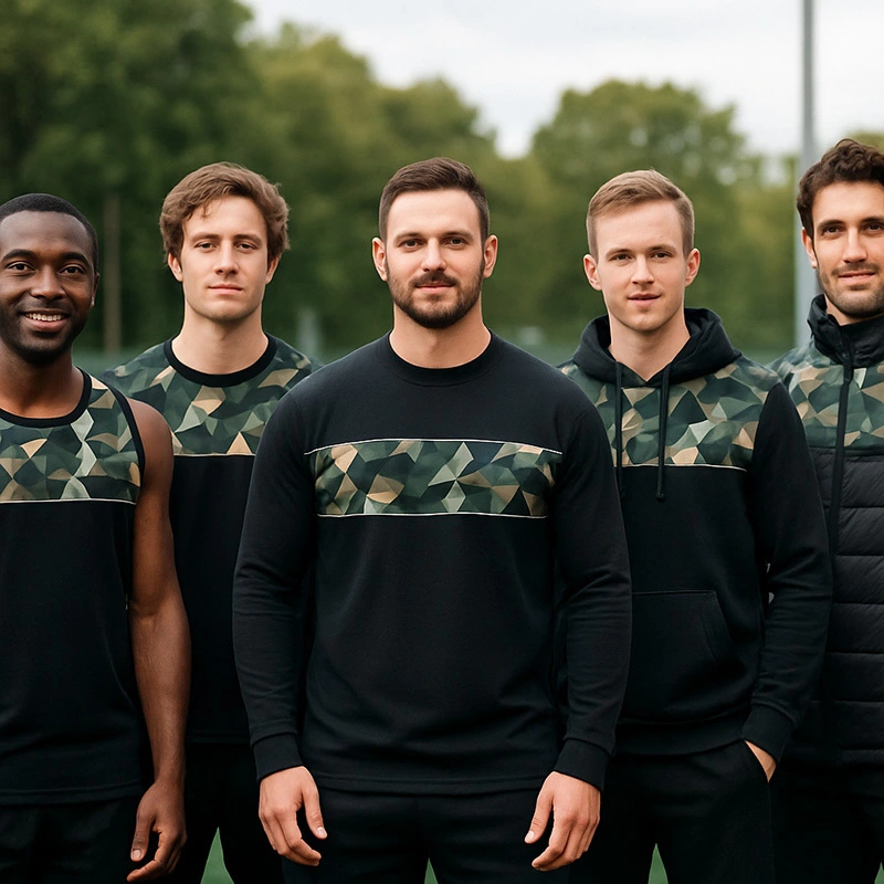 Custom Hybrid Sportswear Jersey – Sublimated Upper + Dyed Bottom | Teamwear Manufacturer 1