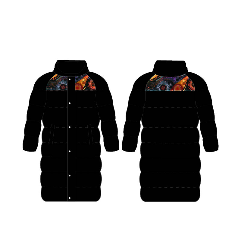 Top Activewear personalizzato con fronte di sublimazione & fondo a colori solidi | Fornitore di abbigliamento per le prestazioni 10
