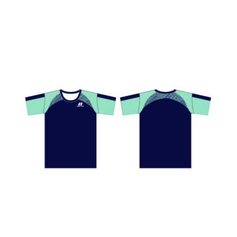 Jersey allenamento per le prestazioni - Top grafico di trasferimento di calore + base intrecciata di colore solido | Camicia uniforme di squadra personalizzata | Produttore di abbigliamento attivo OEM 4