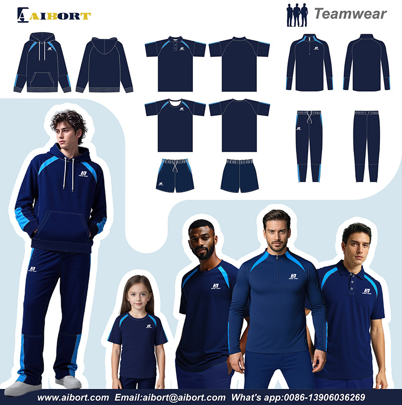 Kit de uniforme esportivo em equipe - vestuário de ponto de painel personalizado com tecido tingido & Personalização do logotipo | Corte e costurar fornecedor de roupas ativas 2
