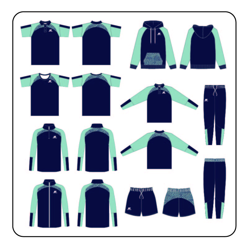 Jersey allenamento per le prestazioni - Top grafico di trasferimento di calore + base intrecciata di colore solido | Camicia uniforme di squadra personalizzata | Produttore di abbigliamento attivo OEM 2