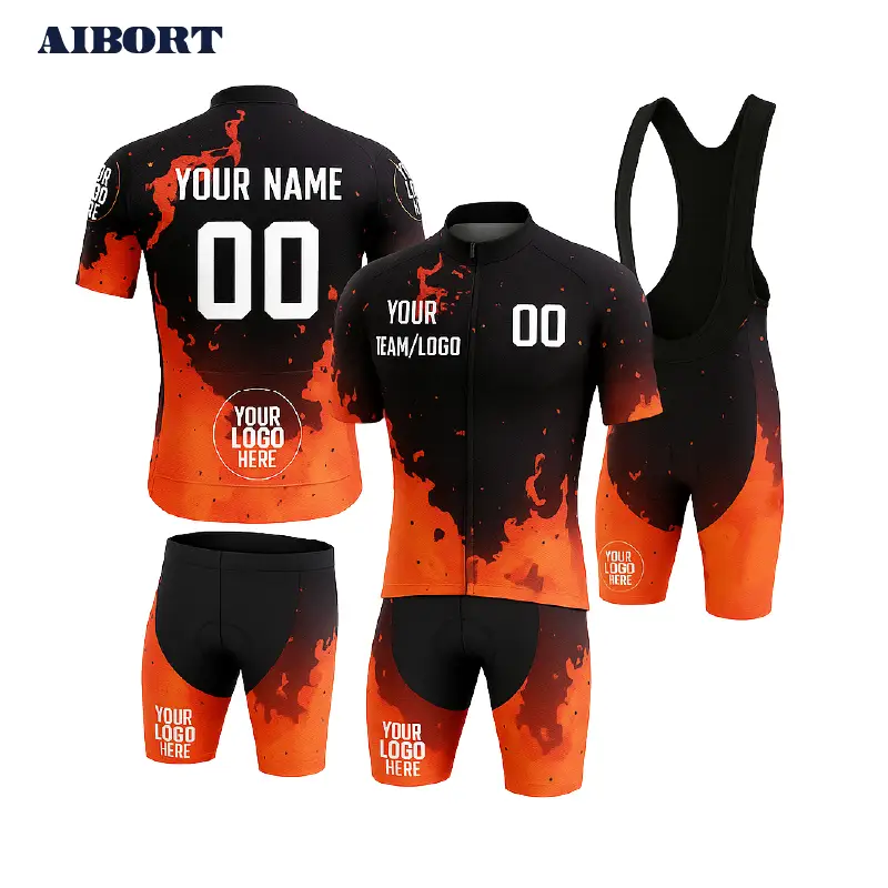 Aibort Custom Cycling Wear Lightweight Breathable Professional Biking Jersey
