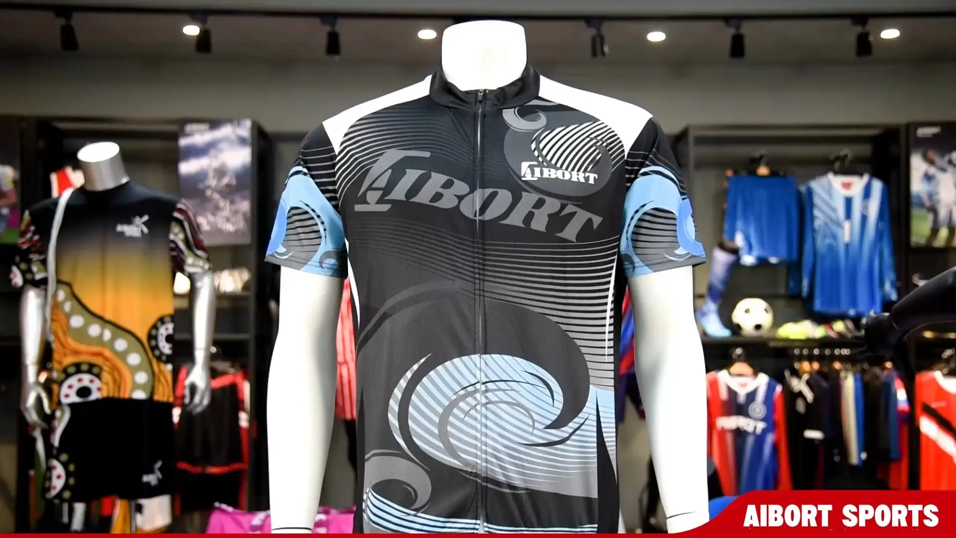 Aibort Factory Direct Cycling Wear Quick Dry Breathable Anti UV Thermal for Racing Practice Moisture Wicking Plus Size 1