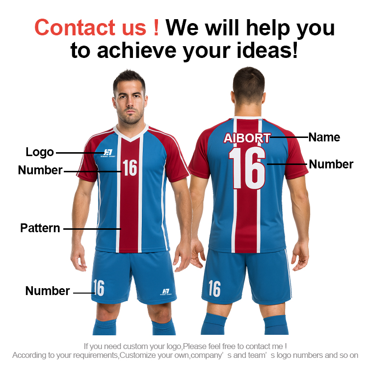 Aibort Yaz OEM Servisi Hızlı Kuruyan Solmaya Dayanıklı Moda Kesim Süblimasyonlu İki Parçalı Antrenman Seti Futbol Forması Açık Hava Ligi 5