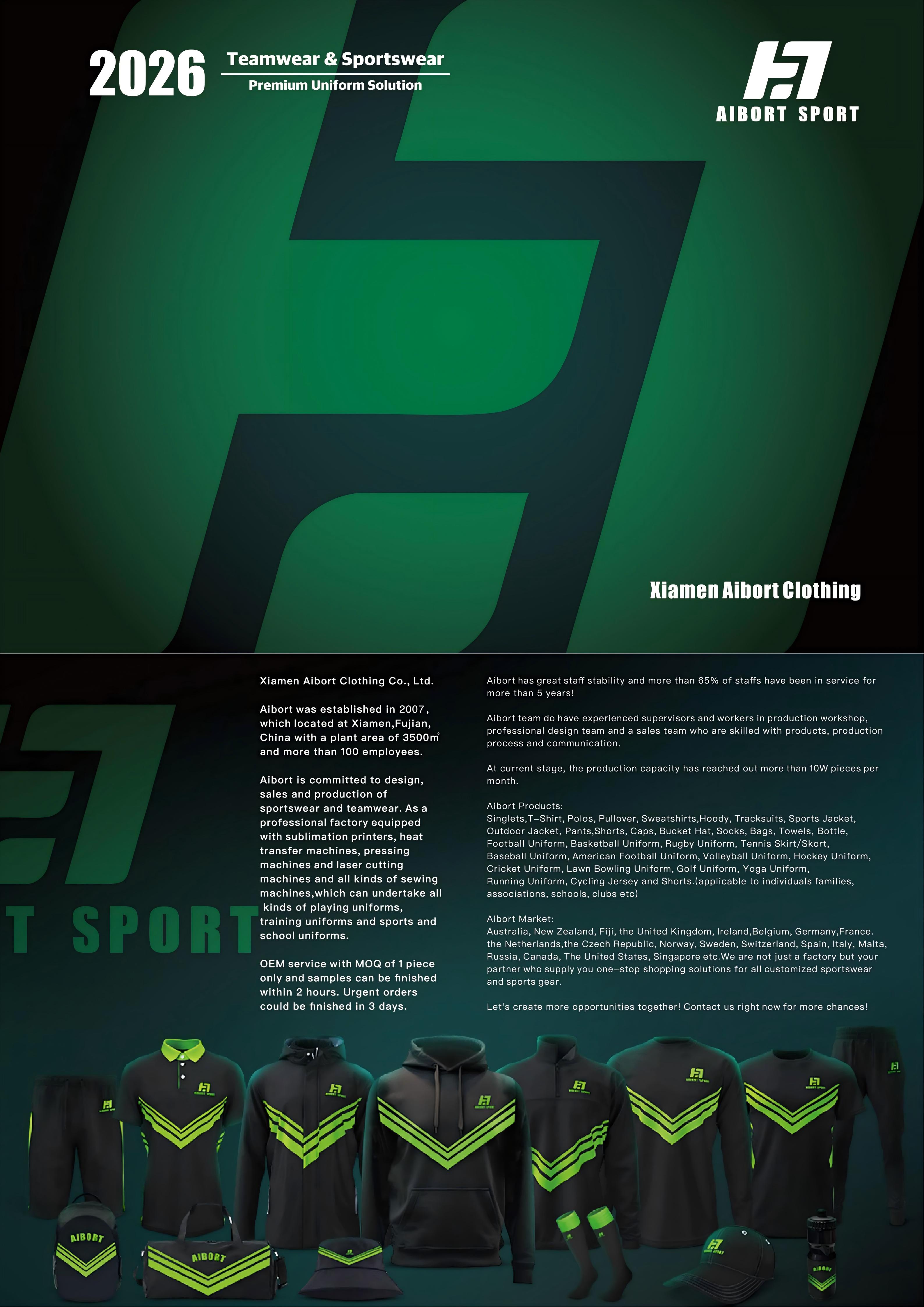Aibort Sportswear Catalogus 2026