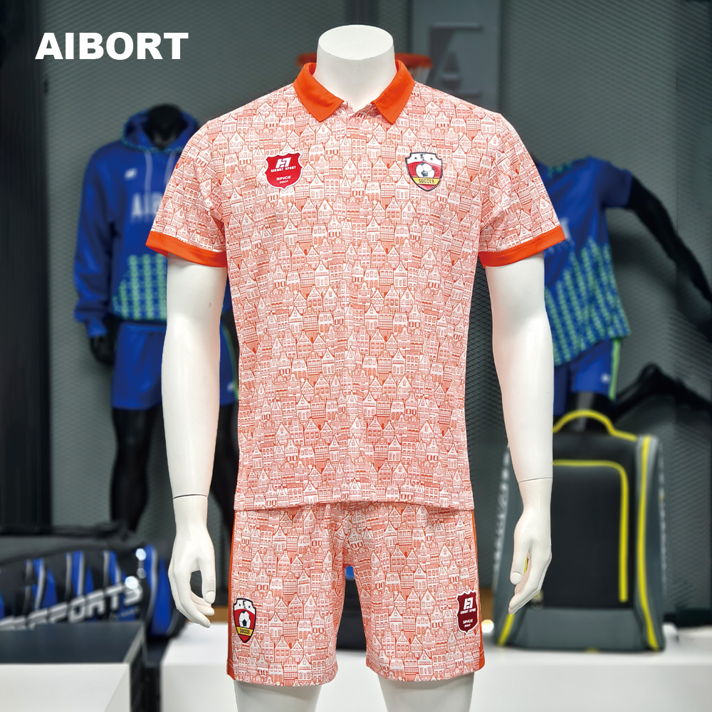 Aibort Yaz OEM Servisi Hızlı Kuruyan Solmaya Dayanıklı Moda Kesim Süblimasyonlu İki Parçalı Antrenman Seti Futbol Forması Açık Hava Ligi 2